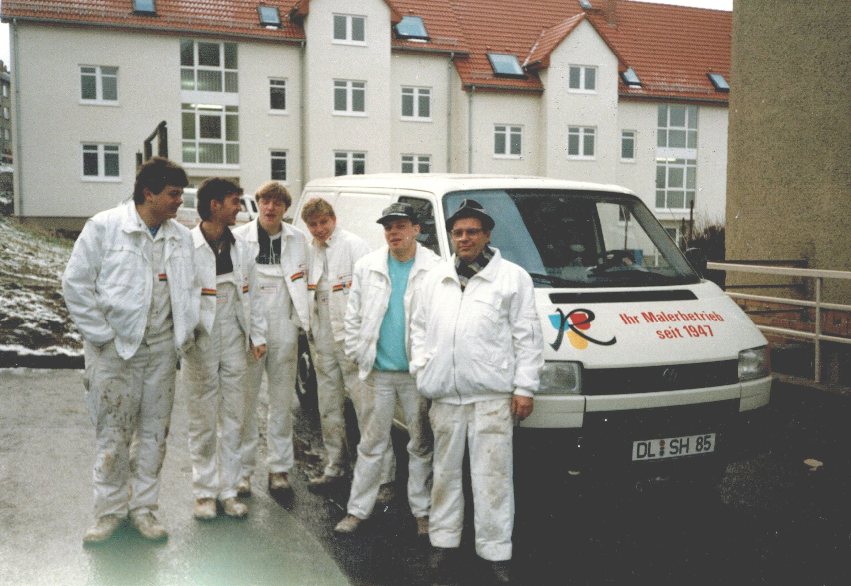 Mitarbeiter der Firma Rothe 1993/94